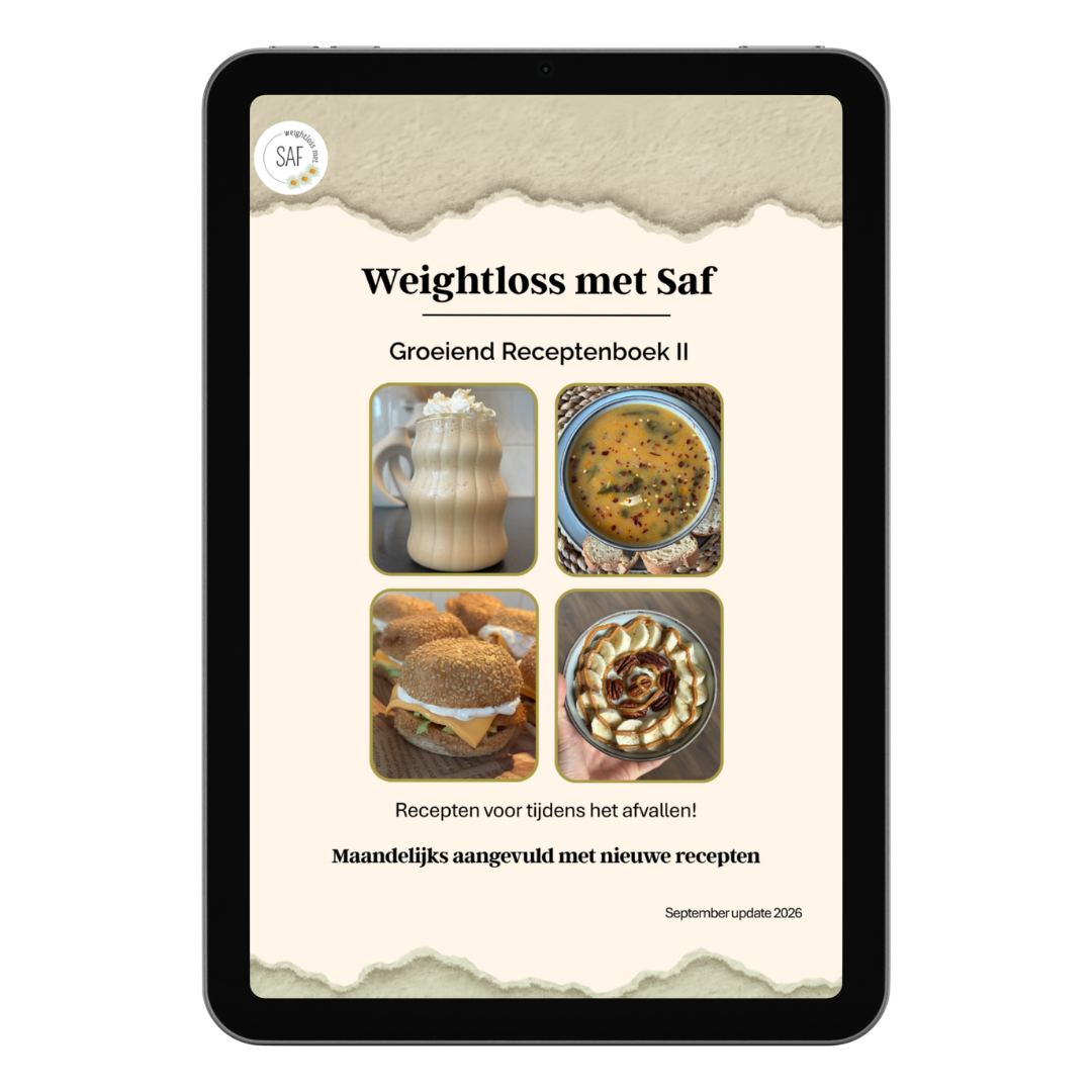 E-book: Groeiend Receptenboek 2 (groeit iedere maand)