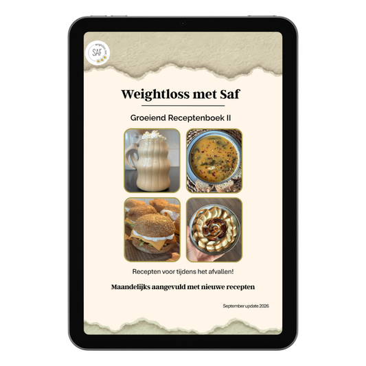 E-book: Groeiend Receptenboek 2 (groeit iedere maand)