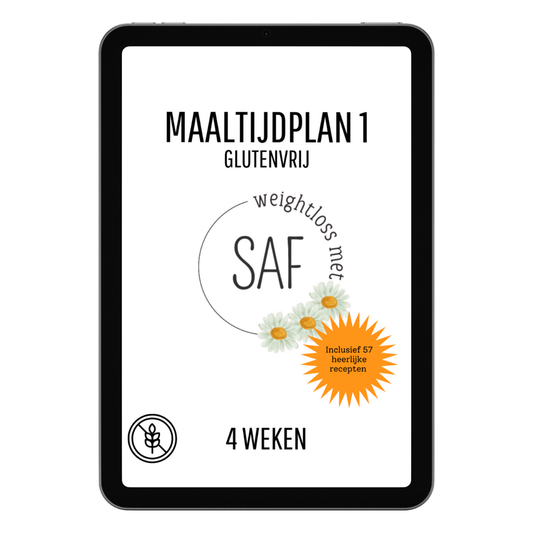 Maaltijdplan voor 4 weken - Glutenvrij