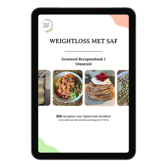 E-book: Groeiend Receptenboek 1 (uitgegroeid) - 200 recepten