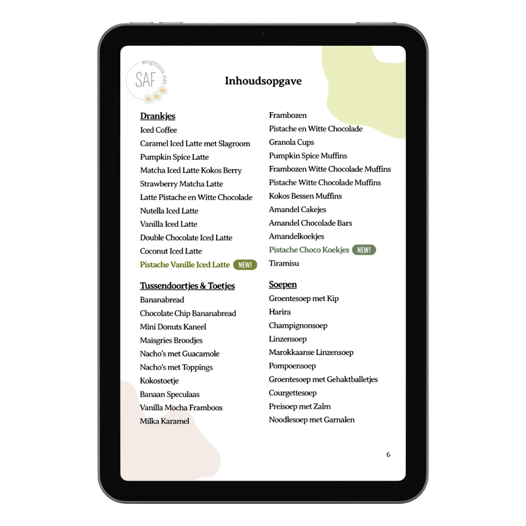 E-book: Groeiend Receptenboek