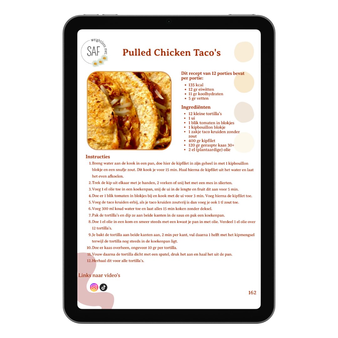 E-book: Groeiend Receptenboek