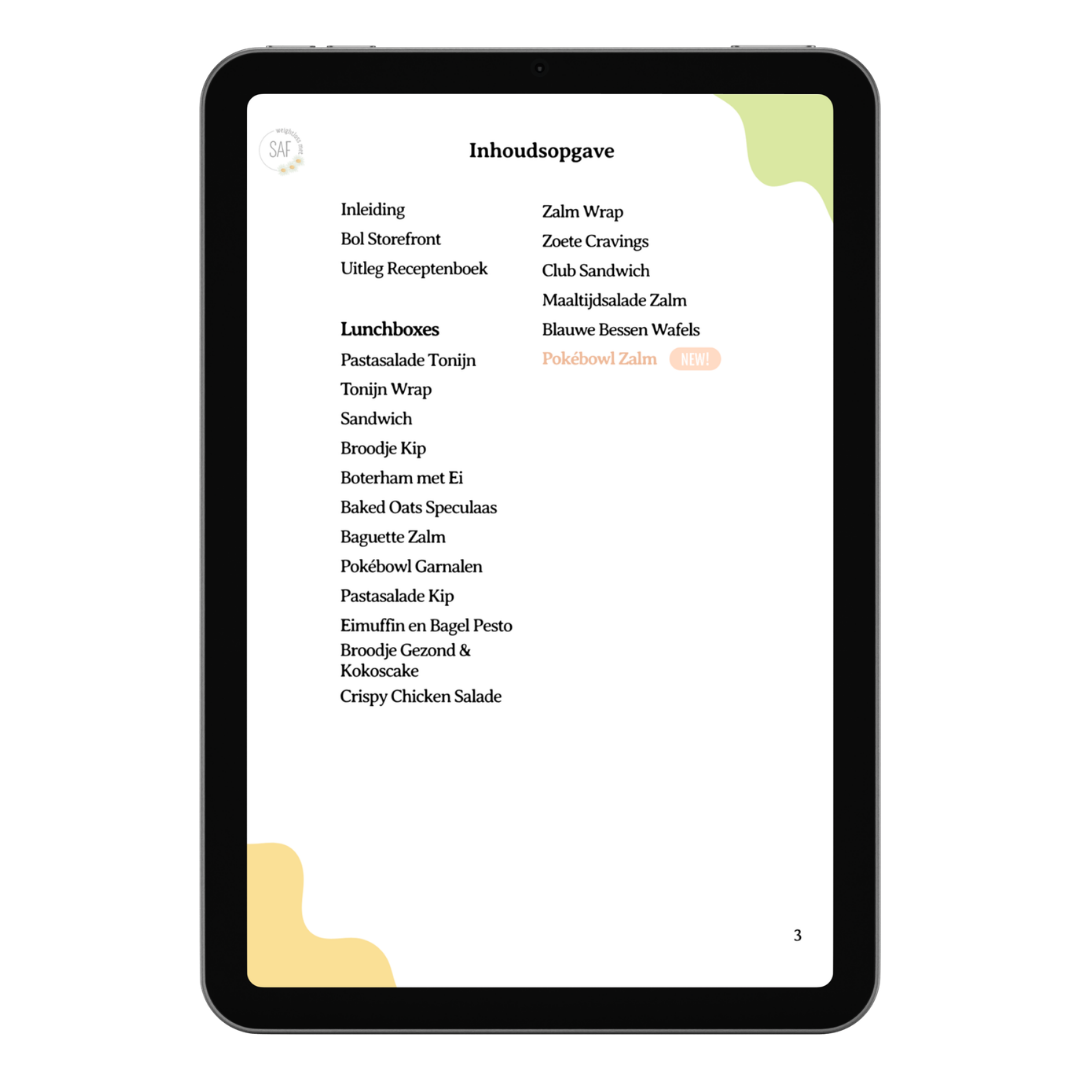 E-book: Lunchbox receptenboek - Groeiend