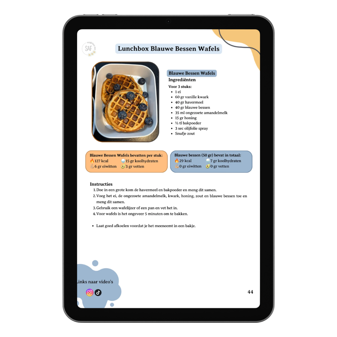 E-book: Lunchbox receptenboek - Groeiend