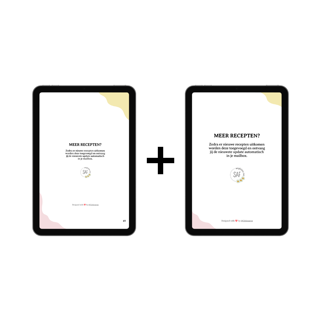 E-book: Voordeelbundel Groeiend Receptenboek + Lunchbox receptenboek - Groeiend