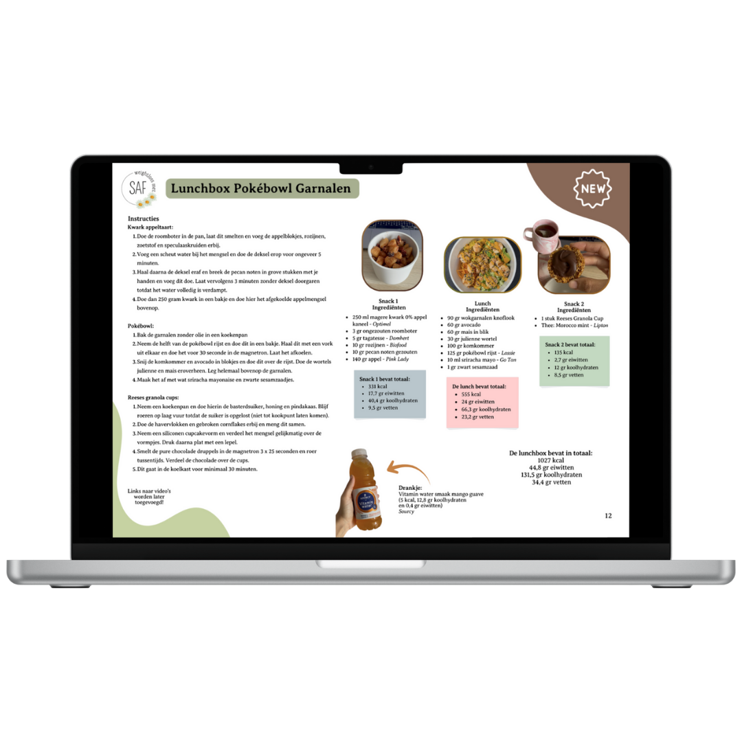 Groeiend receptenboek - Lunchbox editie